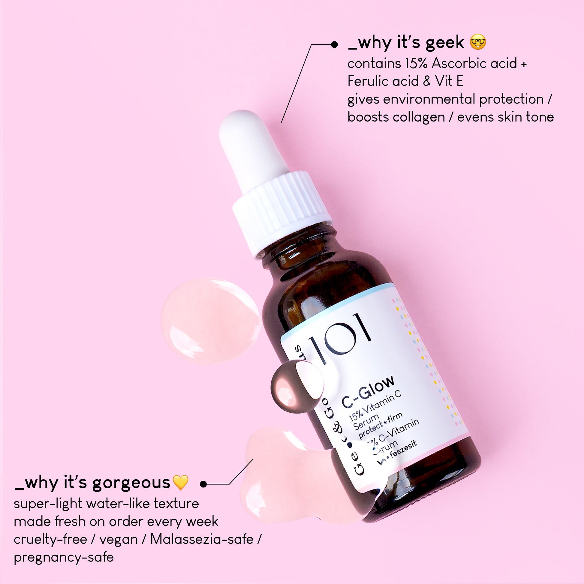 Geek & Gorgeous C-Glow Vitamin C Serum