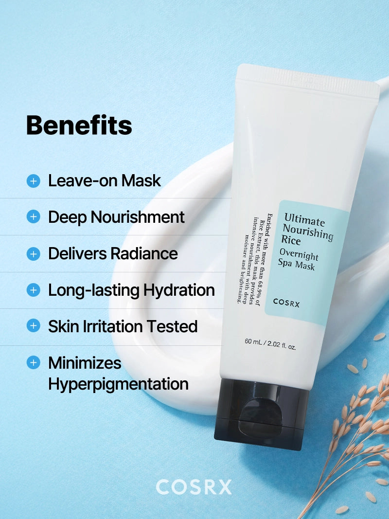 COSRX Ultimate Nourishing Rice Overnight Spa Mask