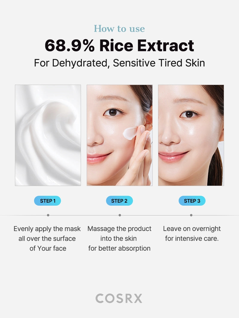 COSRX Ultimate Nourishing Rice Overnight Spa Mask