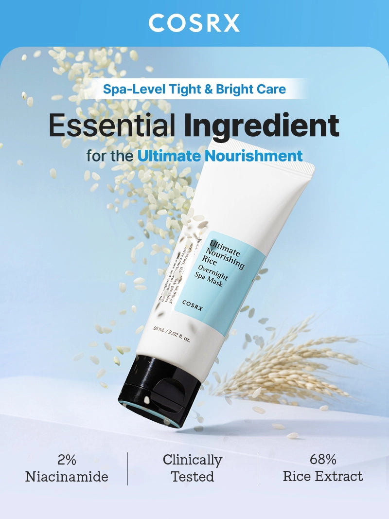 COSRX Ultimate Nourishing Rice Overnight Spa Mask
