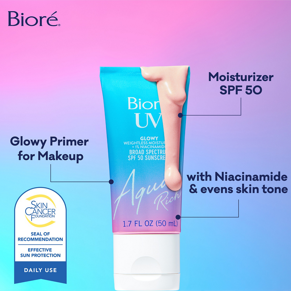 Biore UV Aqua Rich Glow Enhancing Moisturizer SPF50