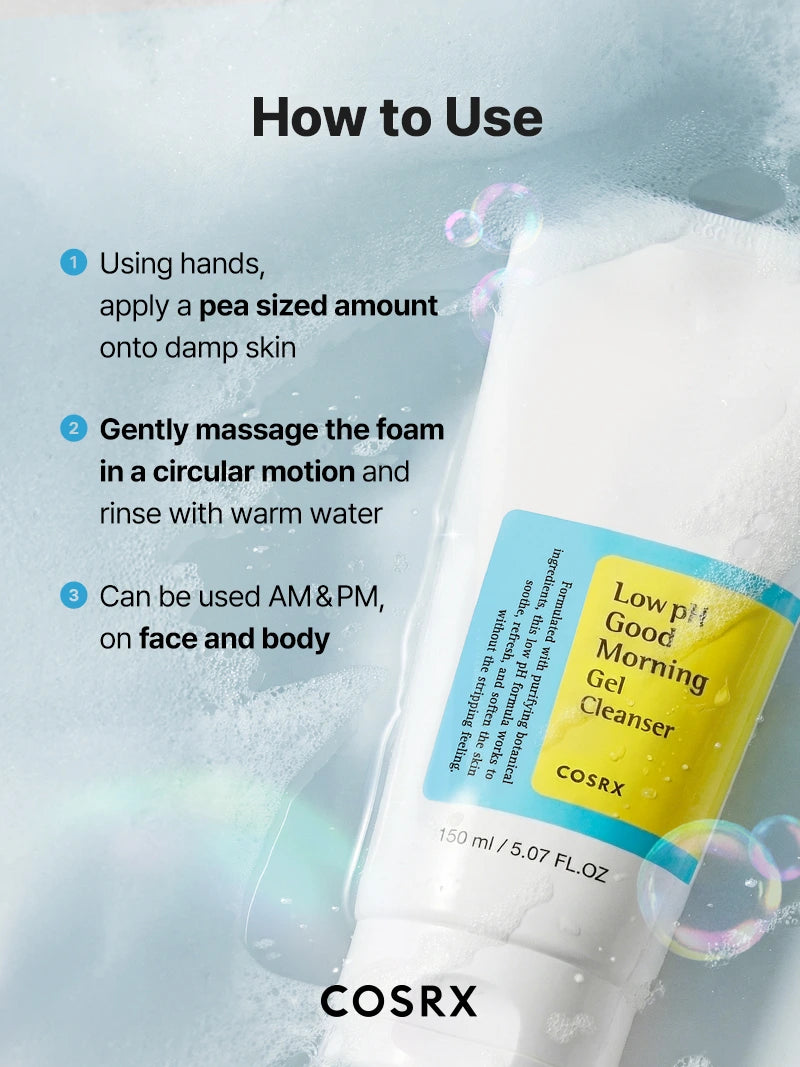 COSRX Low pH Good Morning Gel Cleanser