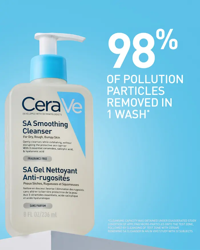 CeraVe SA Smoothing Cleanser with Ceramides